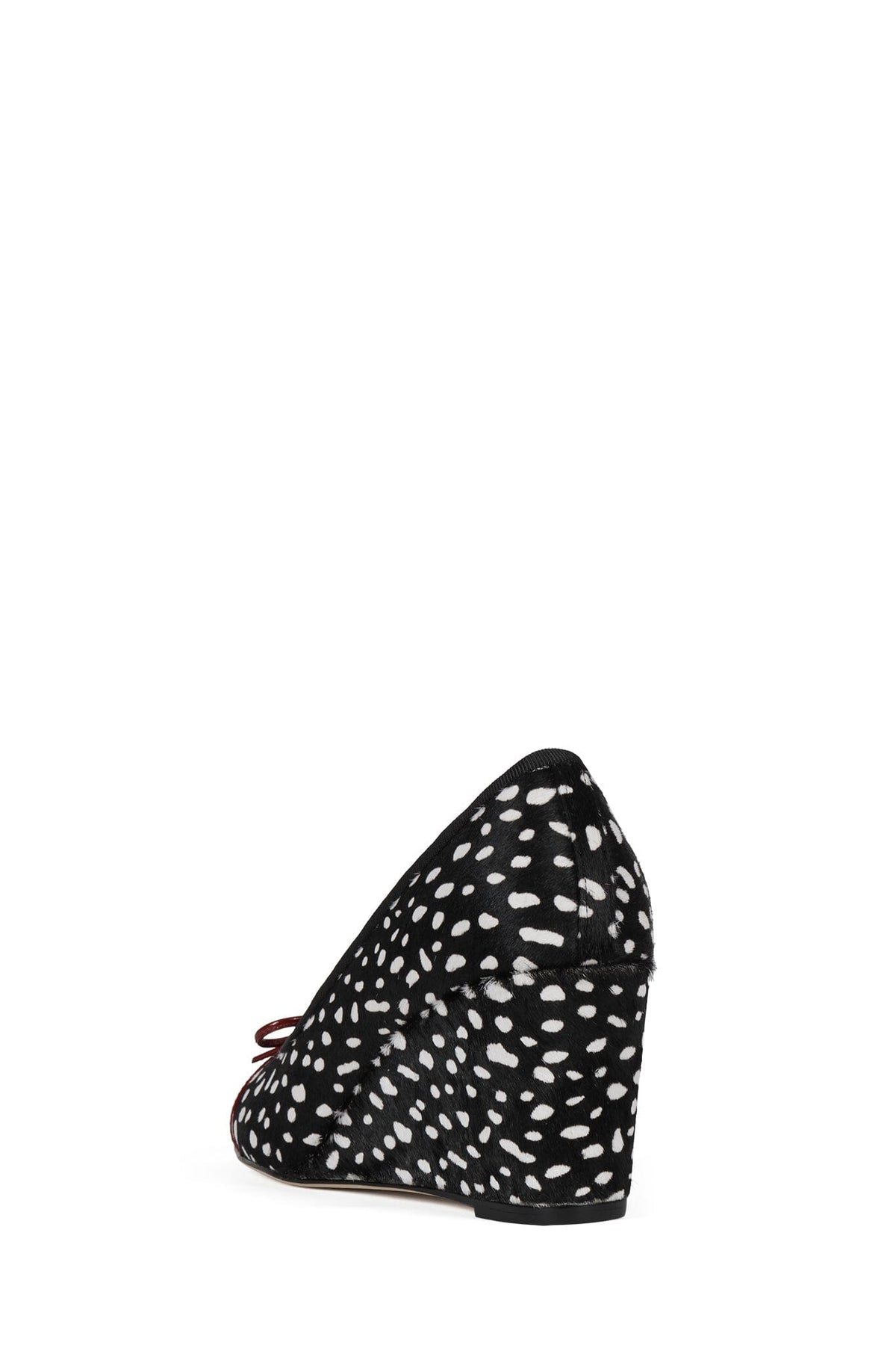 SHOPPING-F Black White Dot Red
