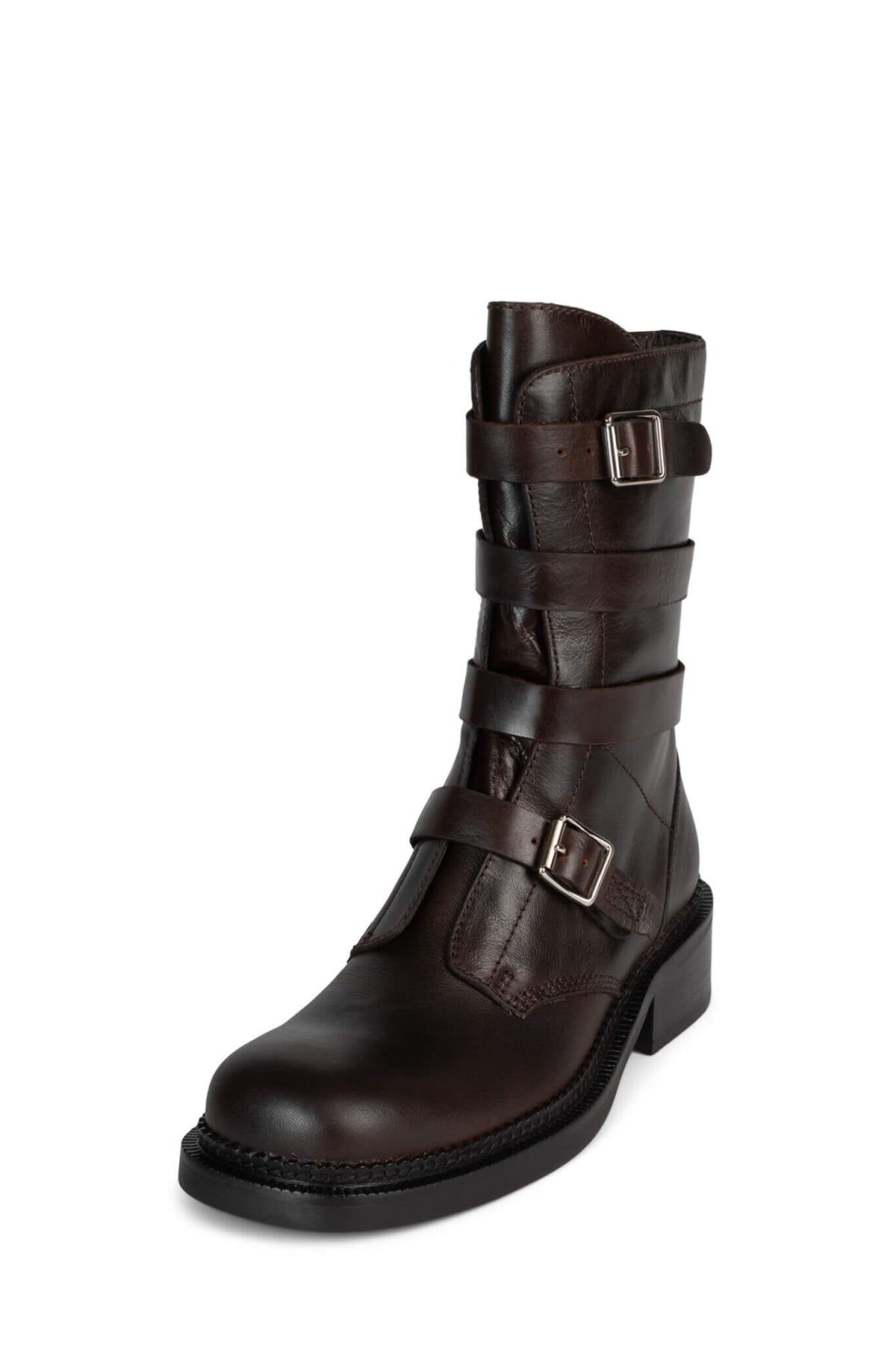 SHOREDITCH Jeffrey Campbell Mid-Calf Boot Brown