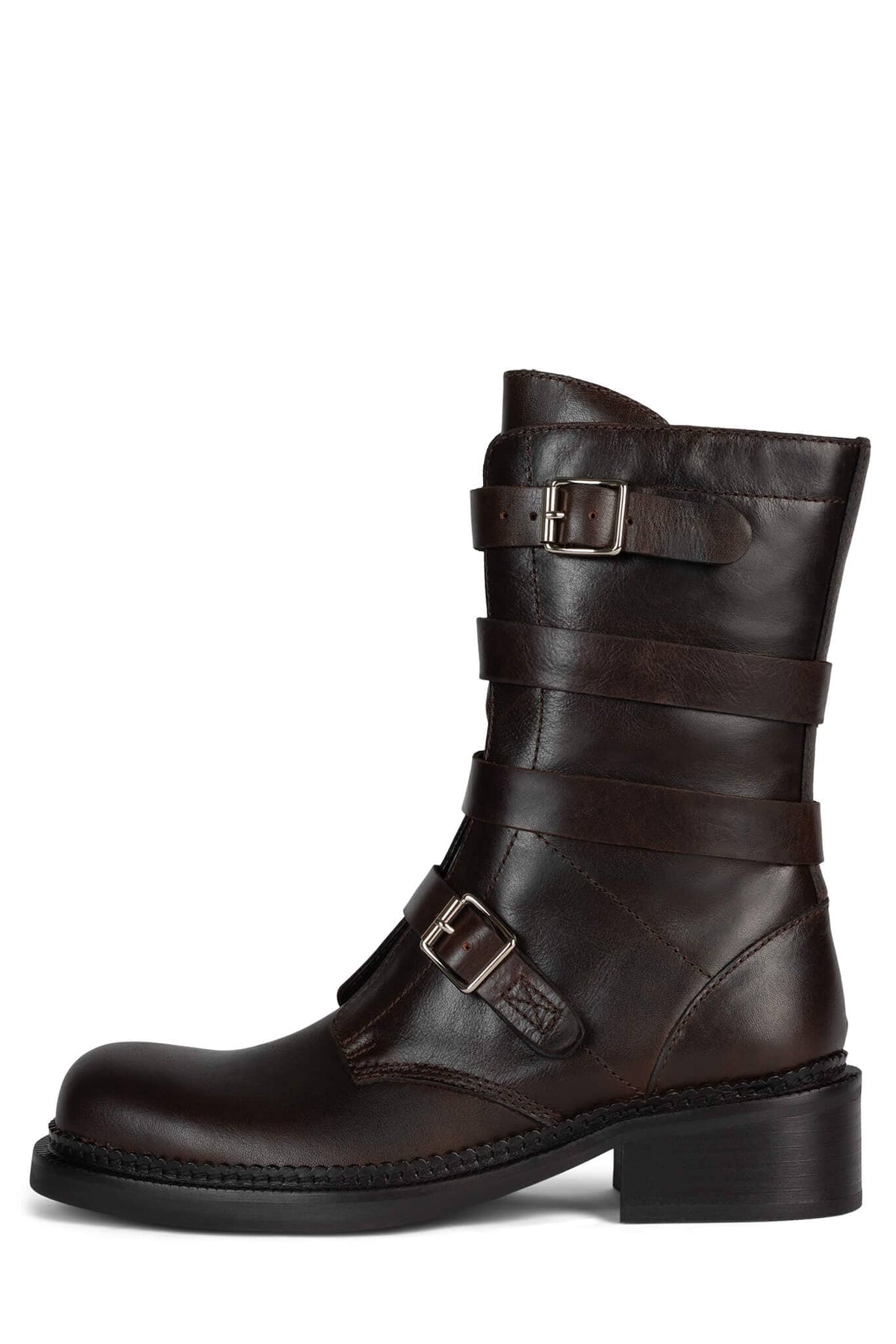 SHOREDITCH Jeffrey Campbell Mid-Calf Boot Brown