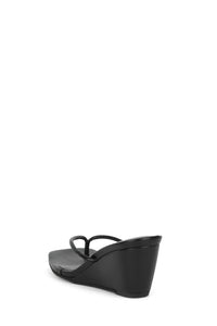 SIMPLICITY Jeffrey Campbell Wedge Sandal Black