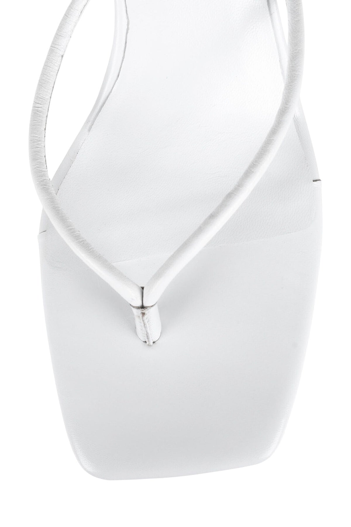 SIMPLICITY Jeffrey Campbell Wedge Sandal White