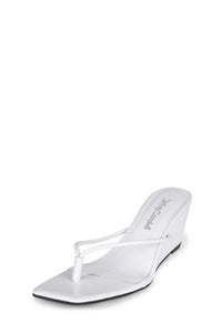 SIMPLICITY Jeffrey Campbell Wedge Sandal White _hover