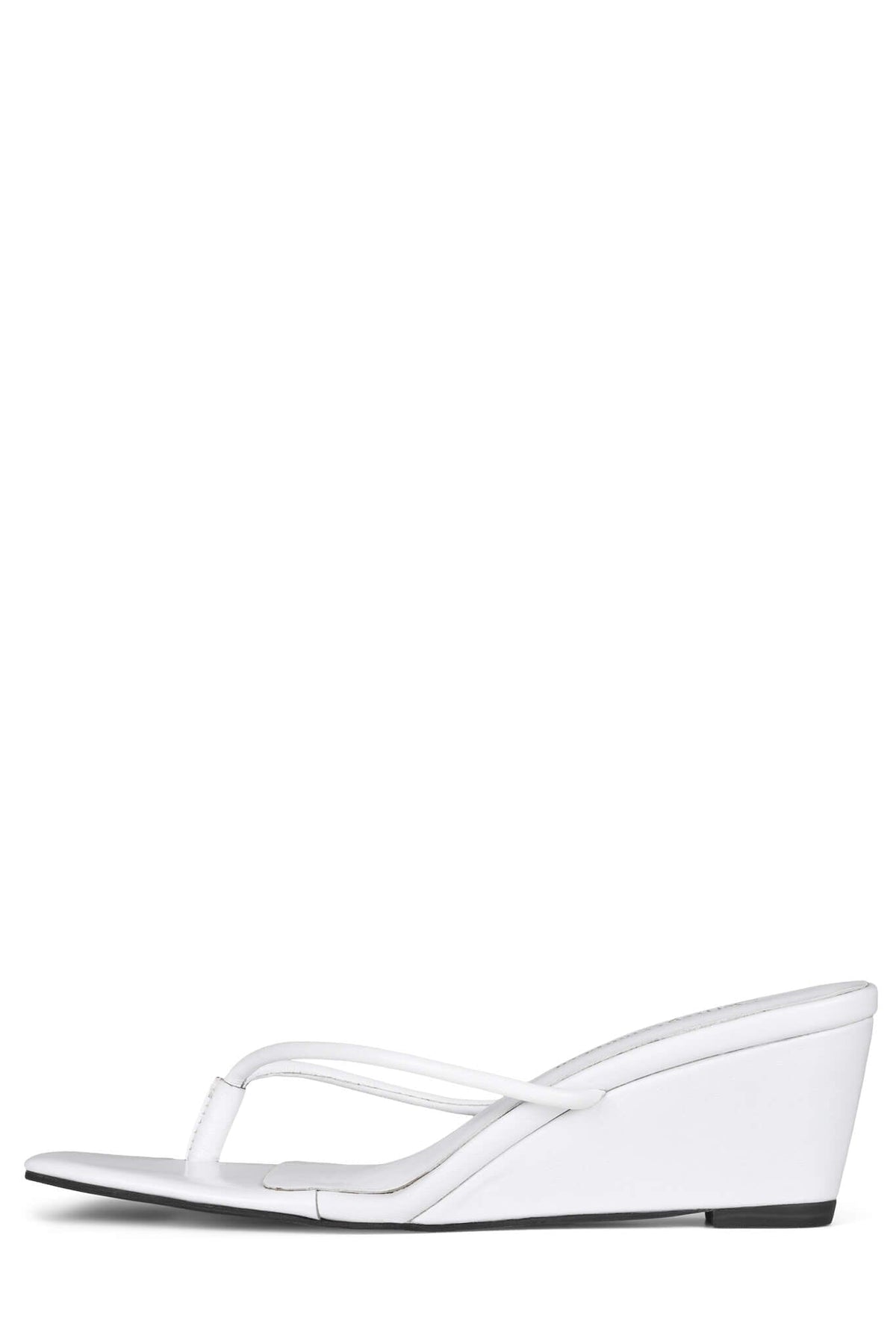 SIMPLICITY Jeffrey Campbell Wedge Sandal White