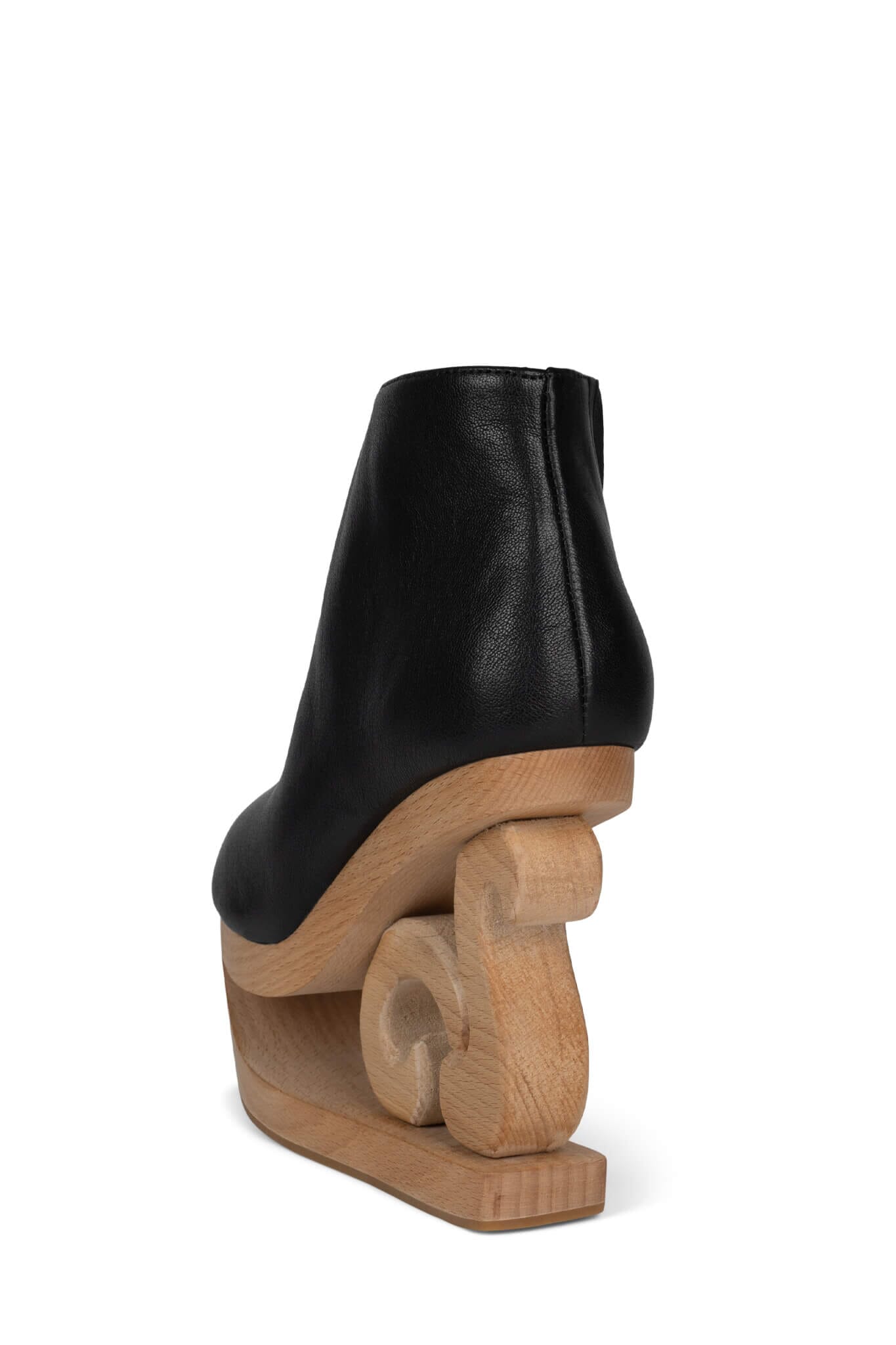 Jeffrey Campbell wooden store heel shoe