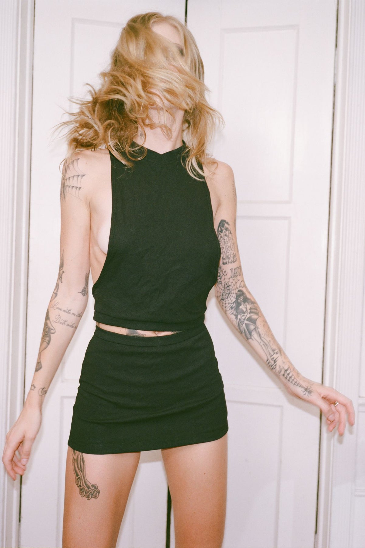 SKORTY Jeffrey Campbell Skirt Black _hover