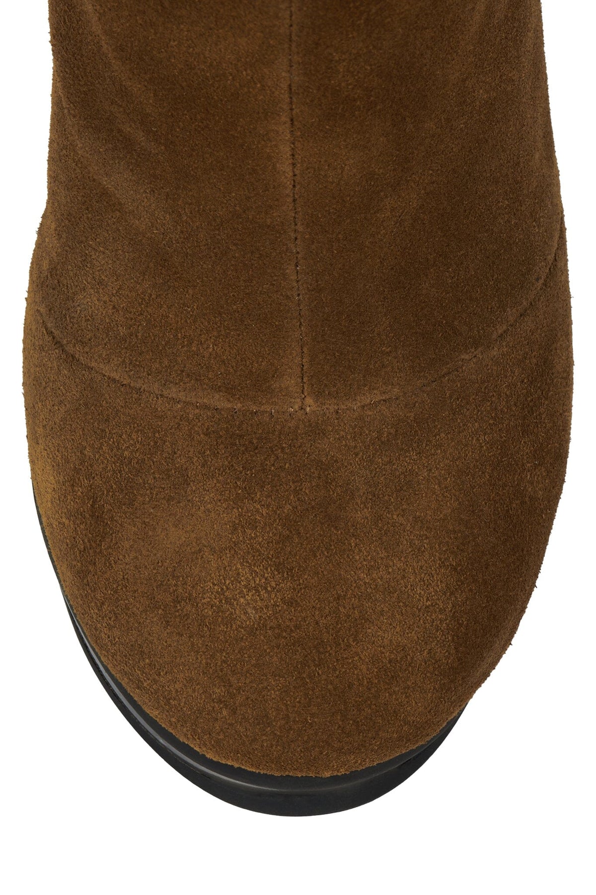 SLAY Slouch Heeled Boot Tan Suede