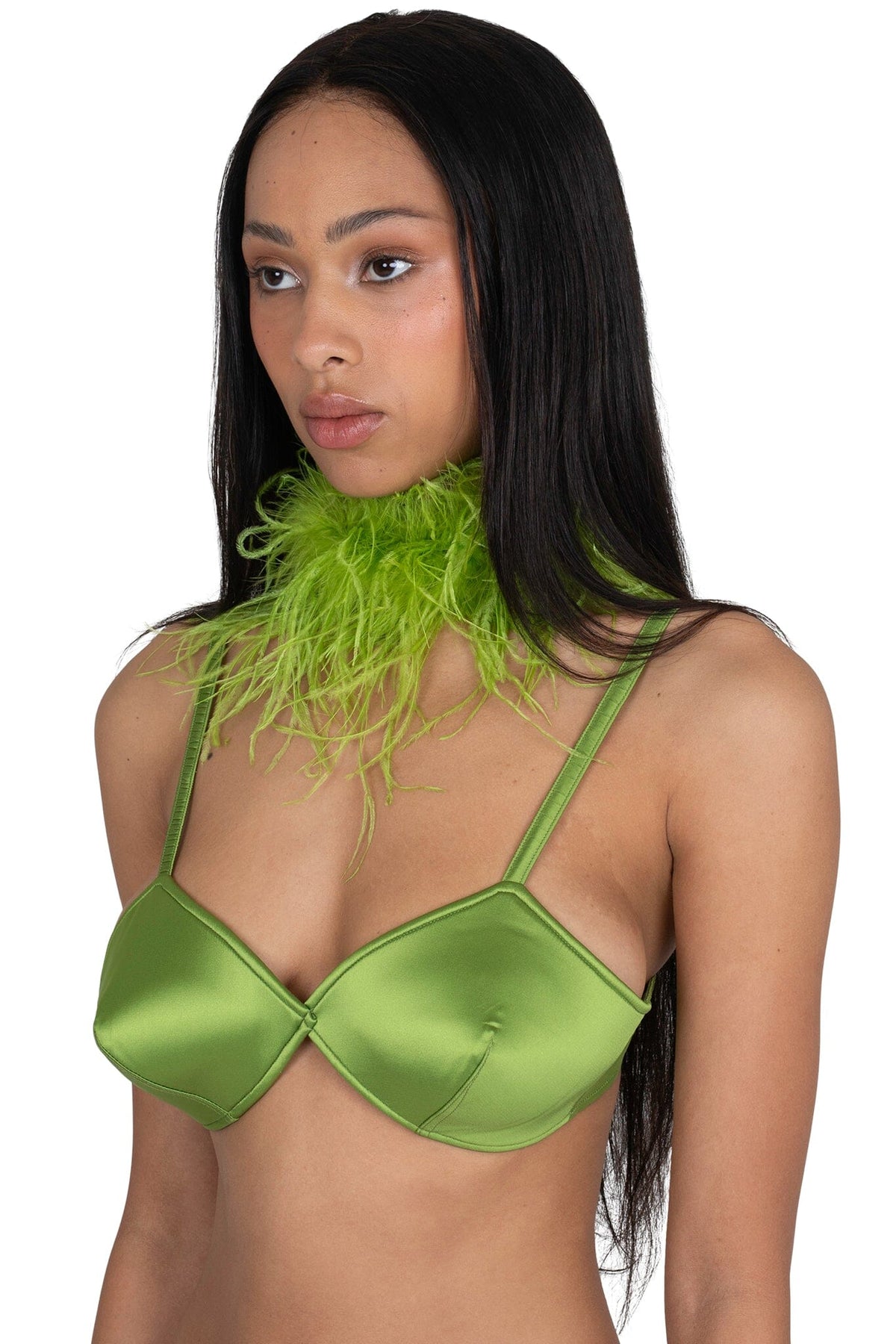 SNUG-F Jeffrey Campbell Choker Chartreuse _hover