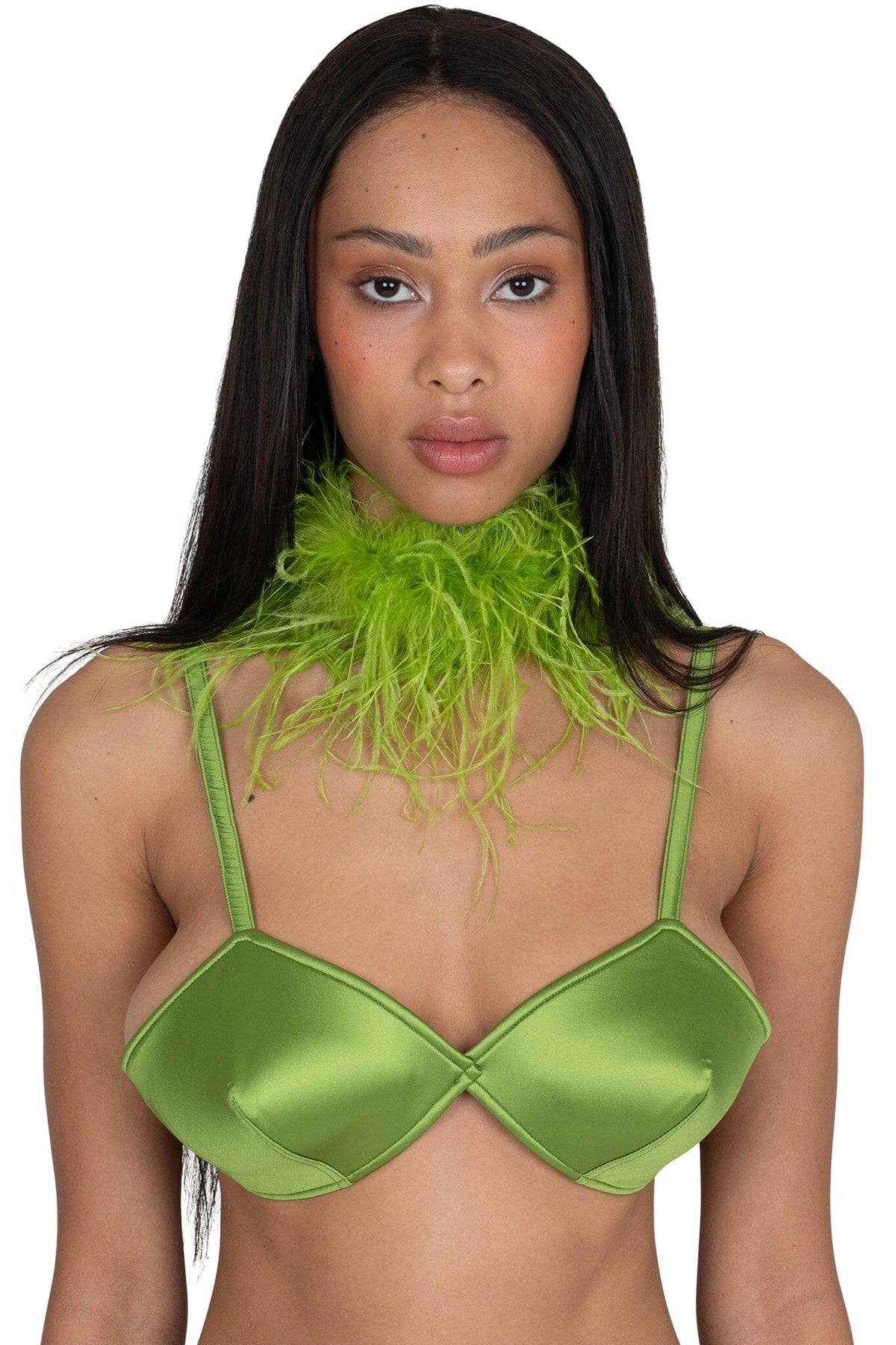 SNUG-F Jeffrey Campbell Choker Chartreuse 