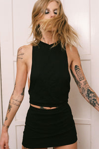 SOLUTION Jeffrey Campbell Top Black _hover