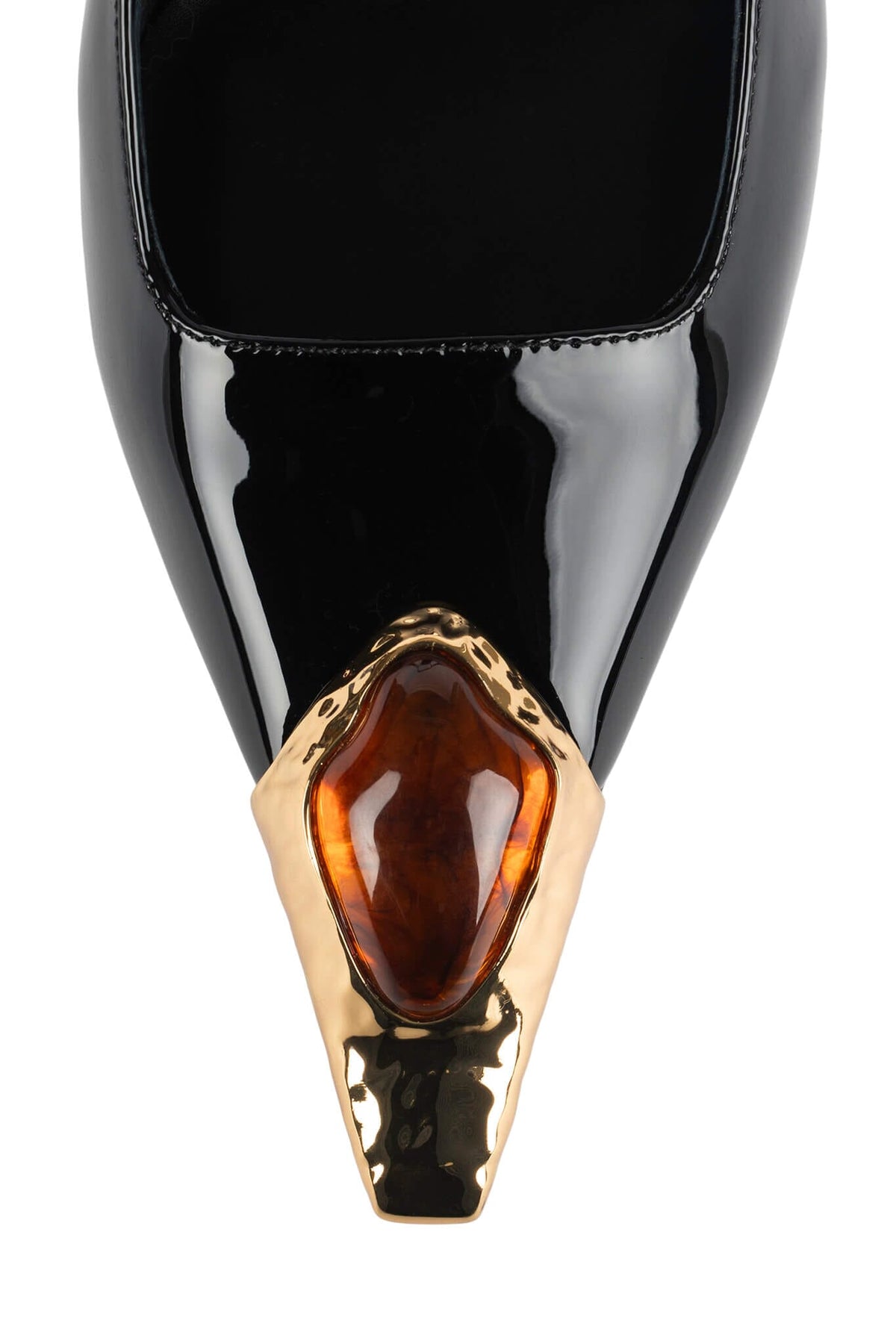 SORCERER Pump ST Black Patent Gold Brown 