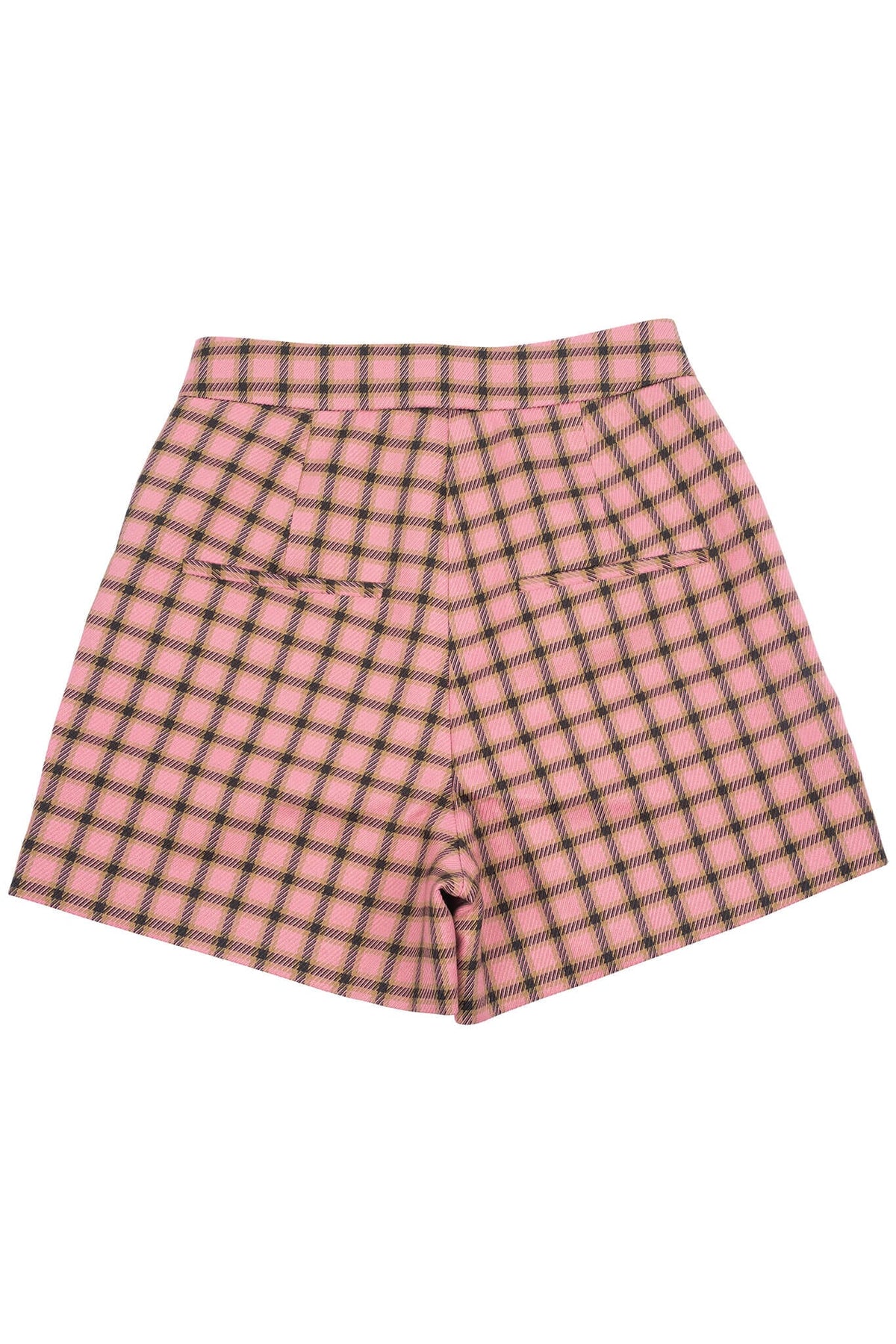 SPEAK-EASY SET Jeffrey Campbell Corset Pink Plaid Tweed