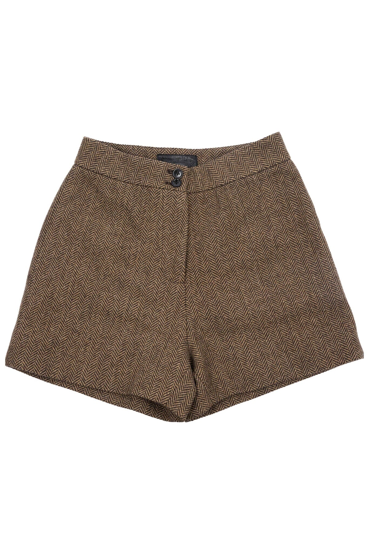 SPEAK-EASY Jeffrey Campbell Corset Brown Multi Tweed 