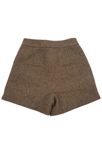 SPEAK-EASY Jeffrey Campbell Corset Brown Multi Tweed