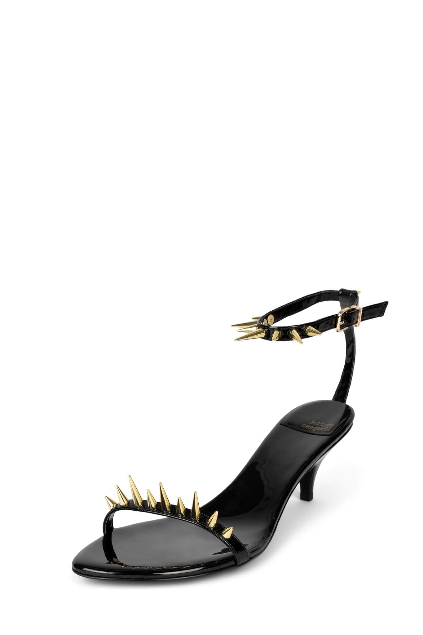 Stylish Mirror Leather Studded Spike T Strap Pumps With Ankle Strap For  Summer Brides Includes Box From Movement125, $58.61 | DHgate.Com