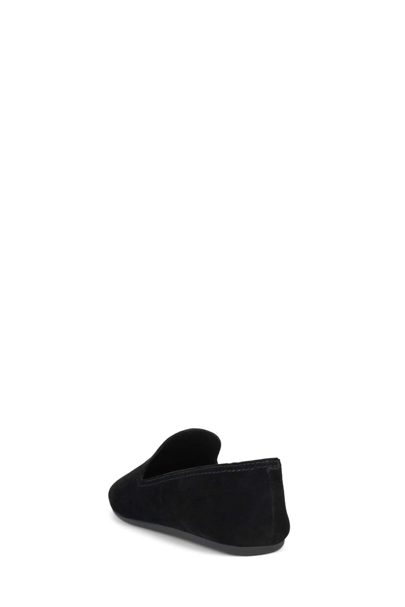 SPIN Jeffrey Campbell Flat Loafers Black Suede
