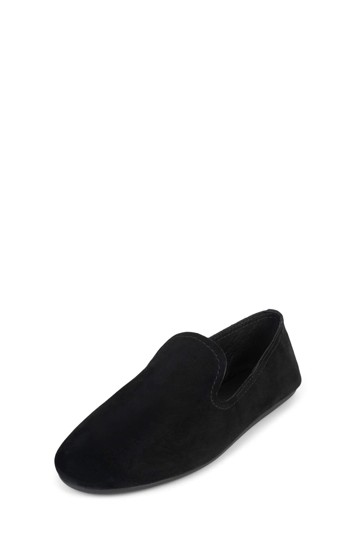 SPIN Jeffrey Campbell Flat Loafers Black Suede
