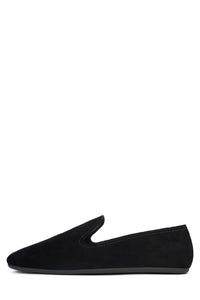 SPIN Jeffrey Campbell Flat Loafers Black Suede