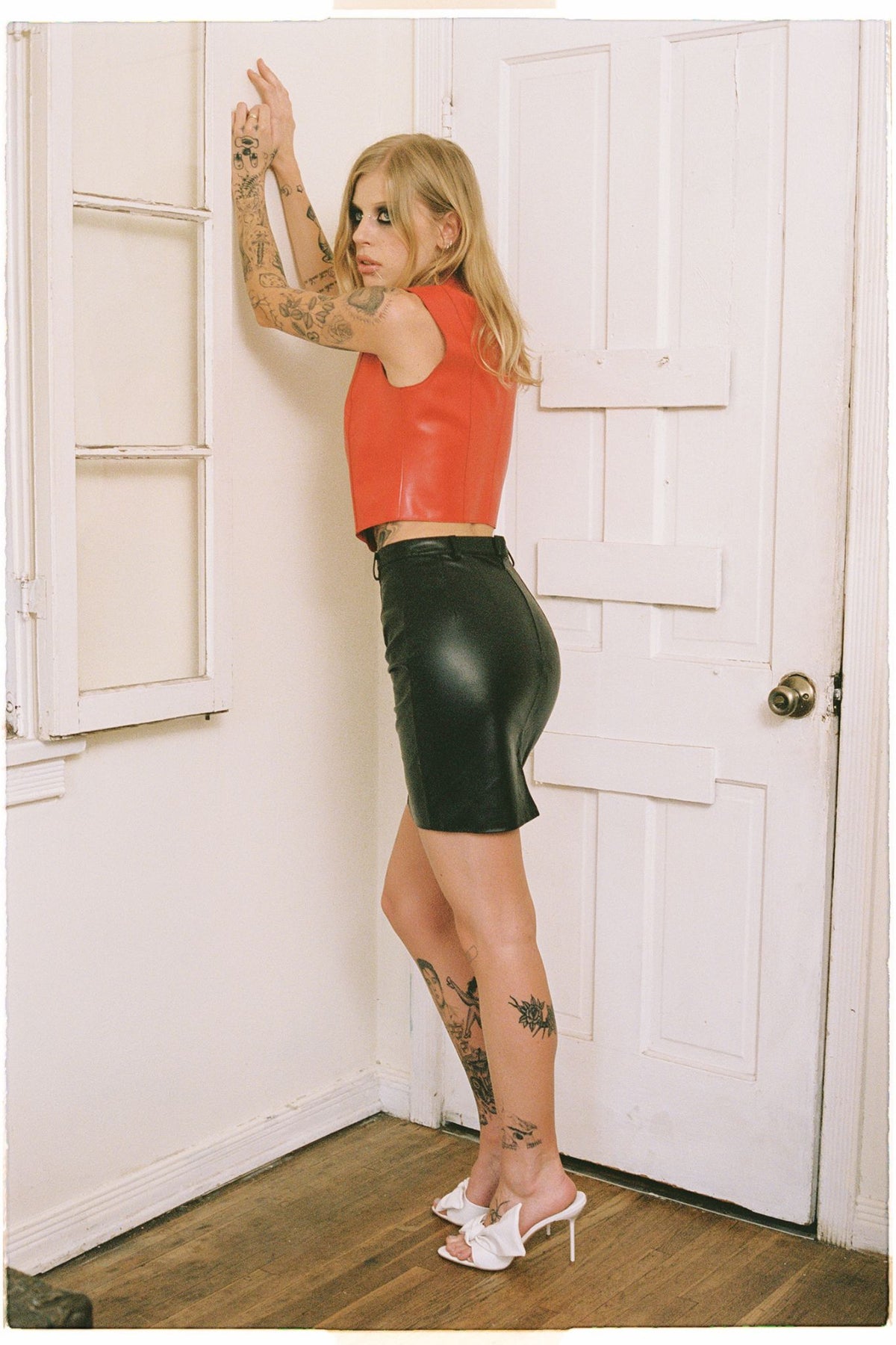 SPINALTAP Jeffrey Campbell Skirt Black _hover
