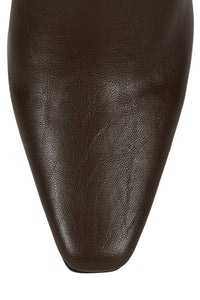SPIRALING Heeled Boot Coffee