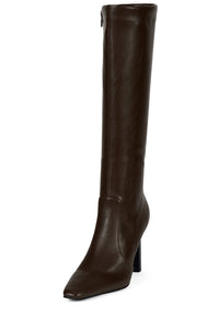 SPIRALING Heeled Boot Coffee _hover