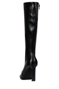 SPIRALING Heeled Boot Black