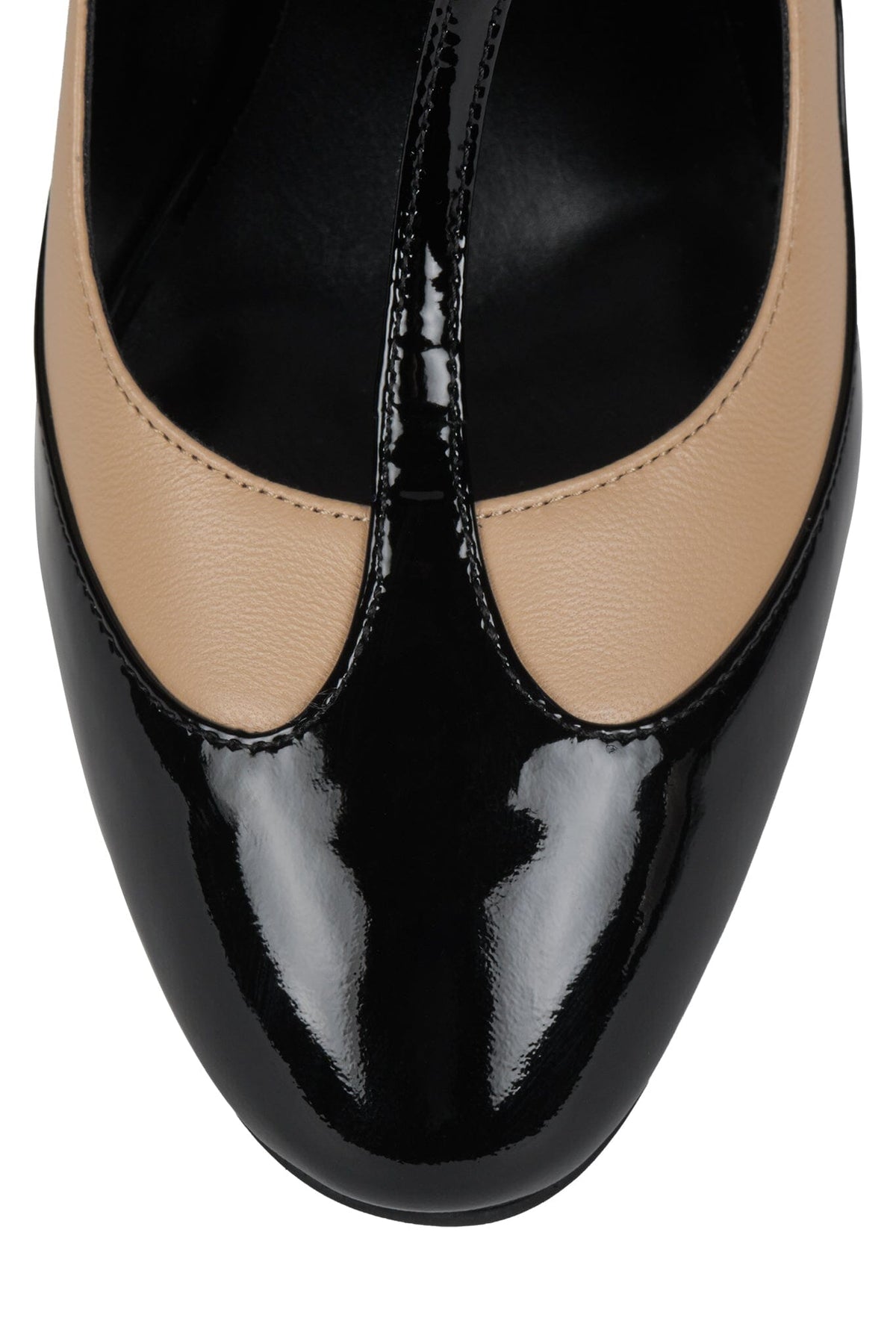 SPOT-LIGHT Black Patent Beige