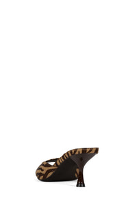 SPY-KID-F Jeffrey Campbell Heeled Sandal Beige Zebra