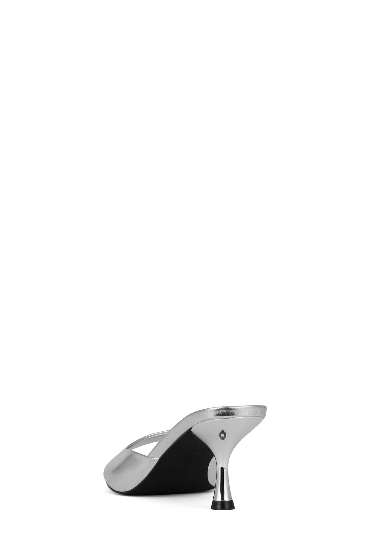 SPY-KID Jeffrey Campbell Heeled Sandal Silver Crinkle