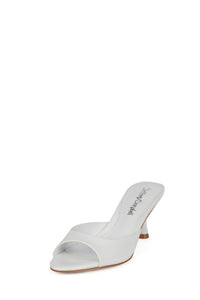 SPY-KID Jeffrey Campbell Heeled Sandal White Crinkle Patent _hover