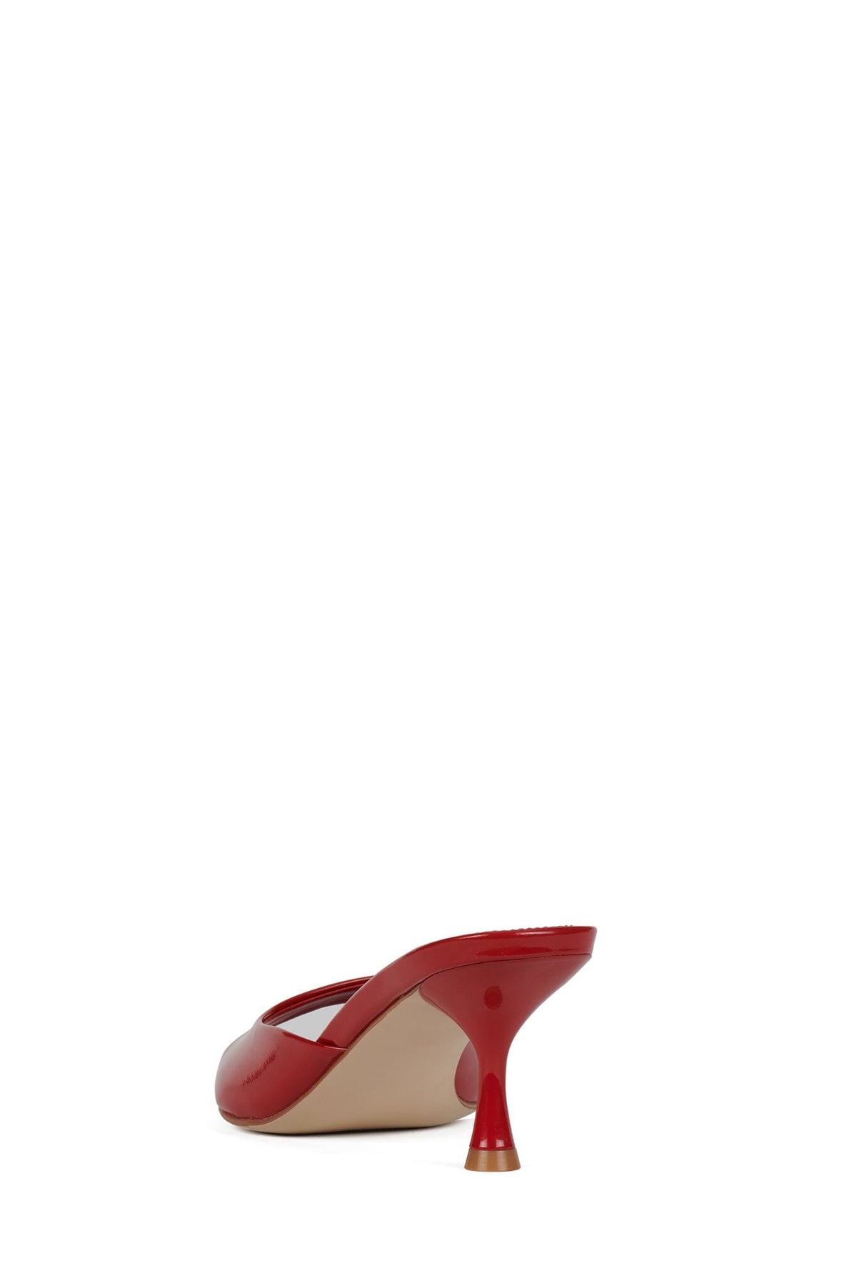 SPY-KID Jeffrey Campbell Heeled Sandal Red Crinkle Patent