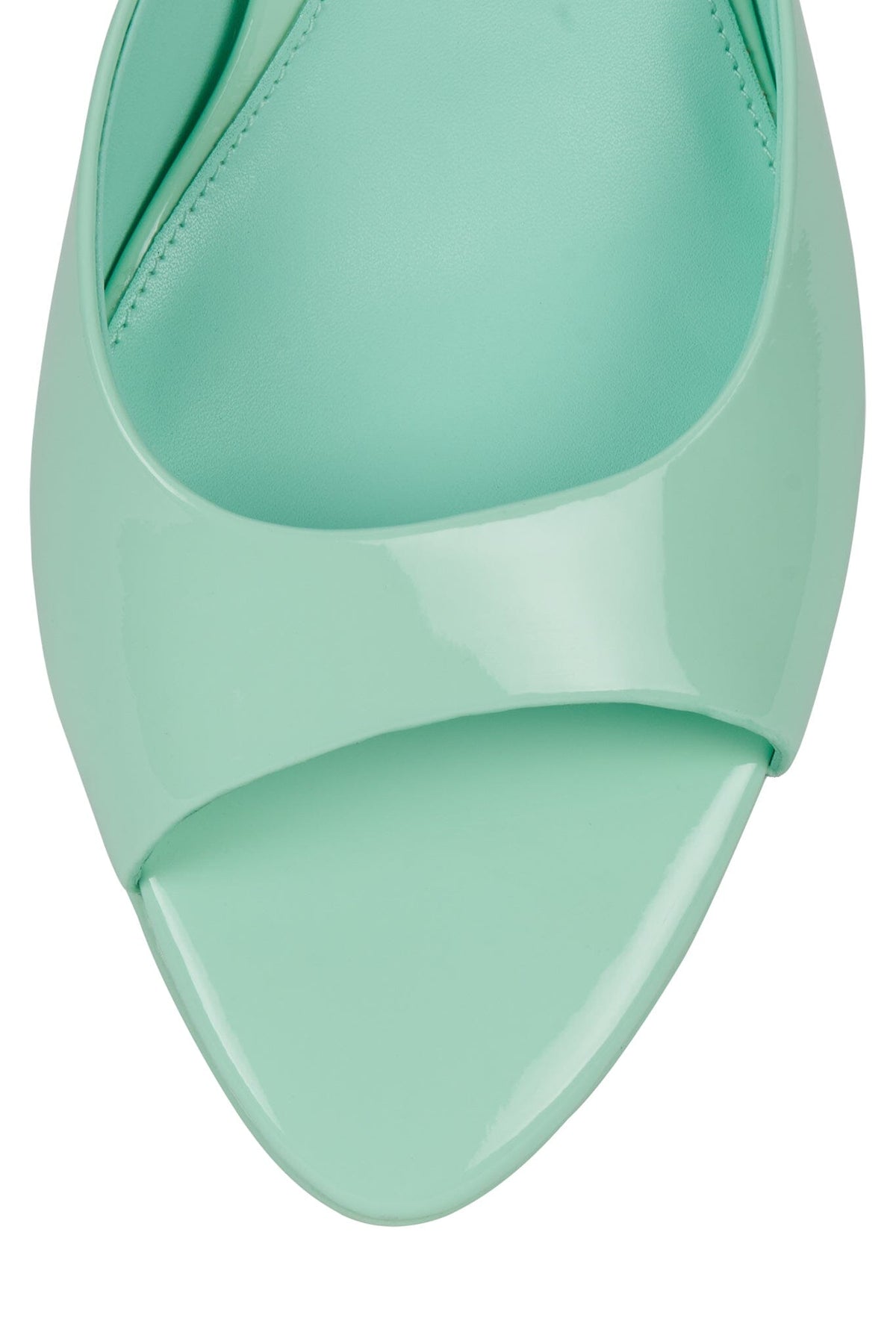 SPY-KID Jeffrey Campbell Heeled Sandal Teal Patent