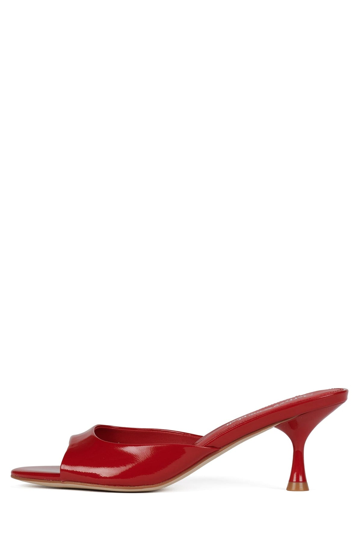 SPY-KID Jeffrey Campbell Heeled Sandal Red Crinkle Patent