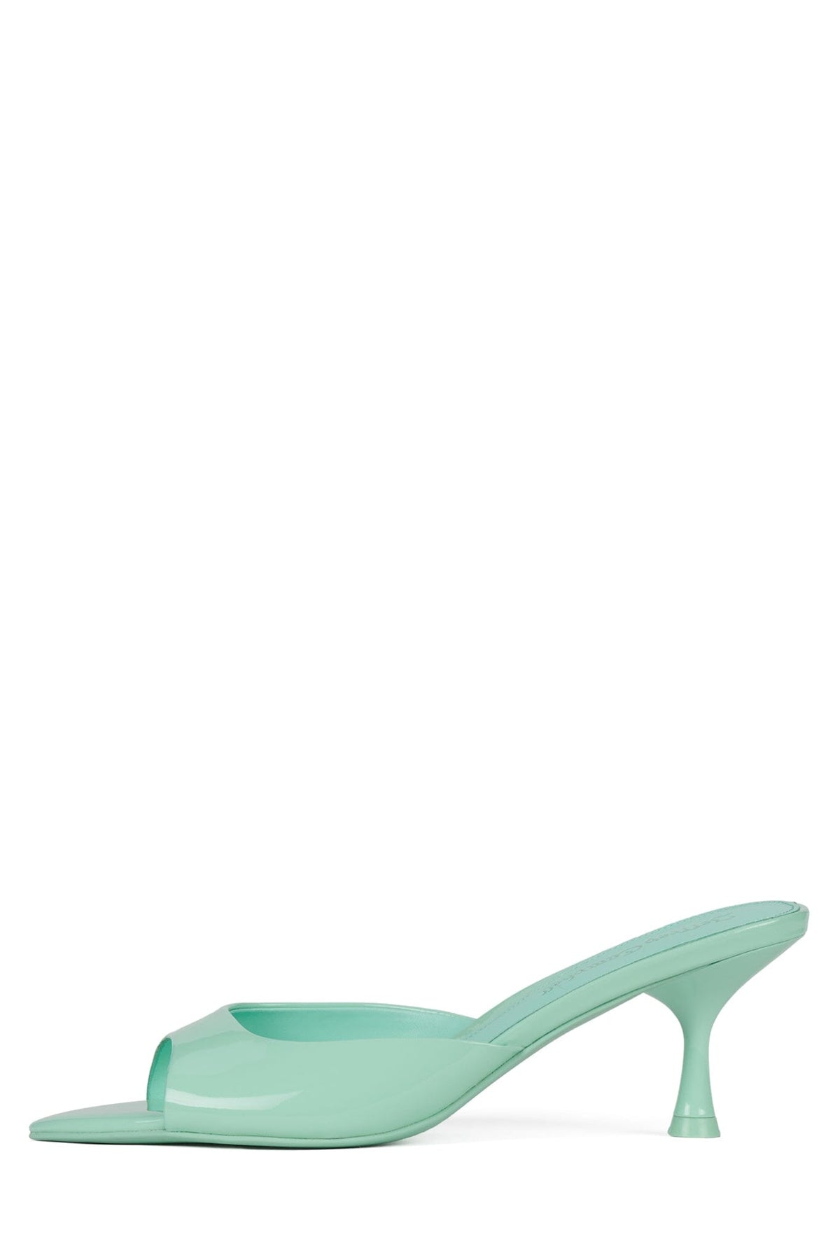 SPY-KID Jeffrey Campbell Heeled Sandal Teal Patent