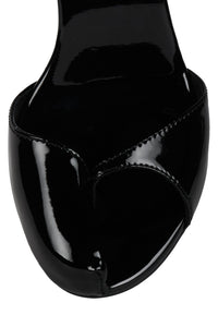 STAGE-DIVE Jeffrey Campbell Stiletto Sandal Black Patent