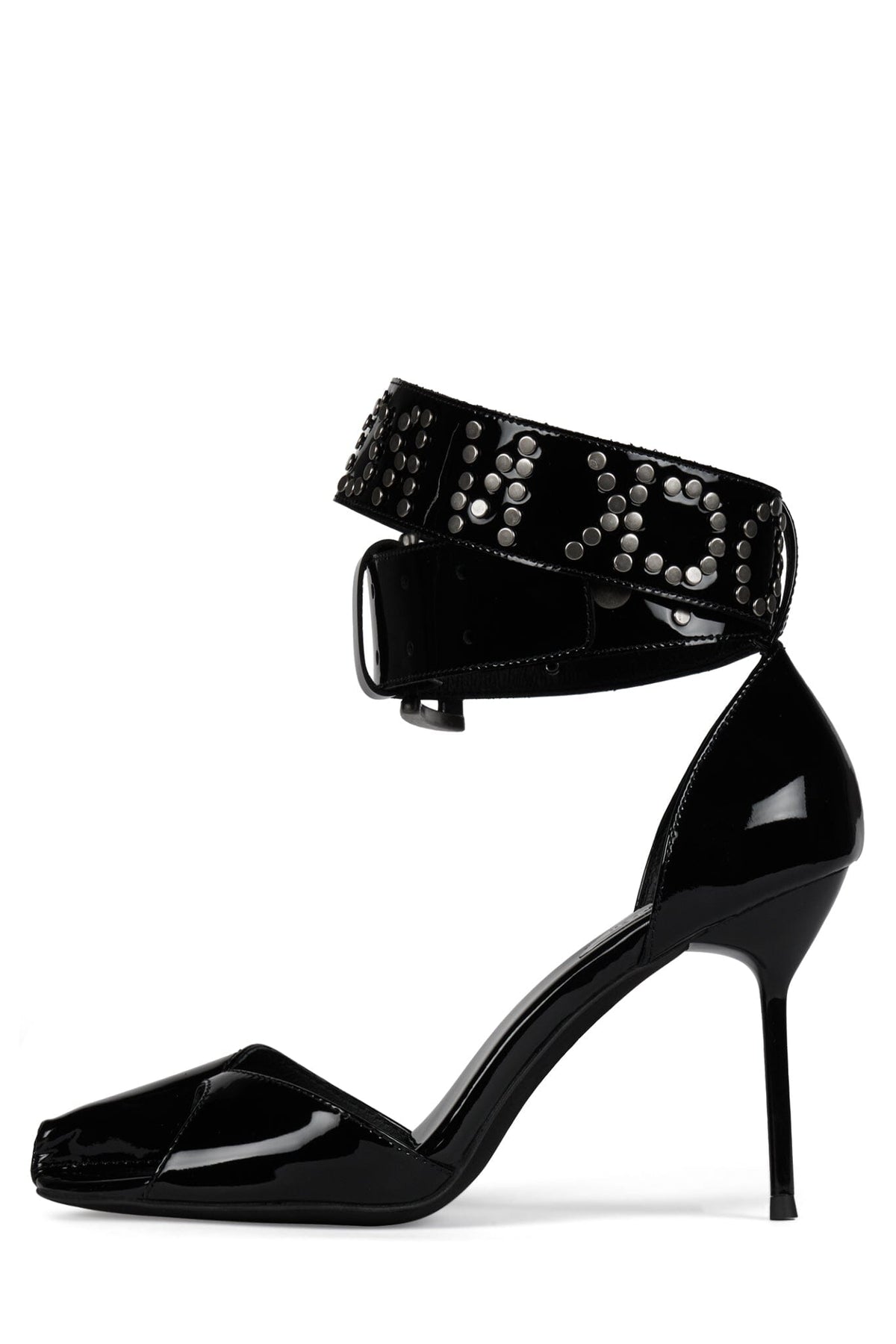 STAGE-DIVE Jeffrey Campbell Stiletto Sandal Black Patent