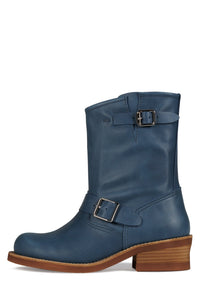 STANDOFF Ankle boot YYH Dusty Blue Natural Stack 6 