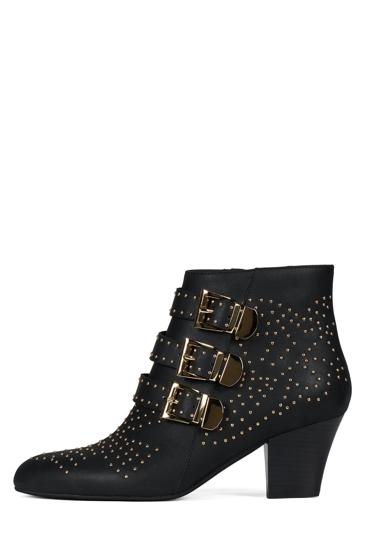 STARBURST5 Heeled Ankle Boot Black Gold