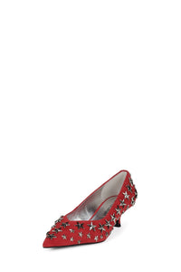 STARPOWER Red Suede Silver _hover