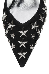 STARPOWER Black Suede Silver