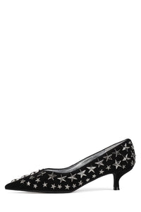 STARPOWER Black Suede Silver