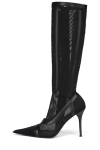 STOCKINGS Knee-High Boot YYH Black Combo 6 