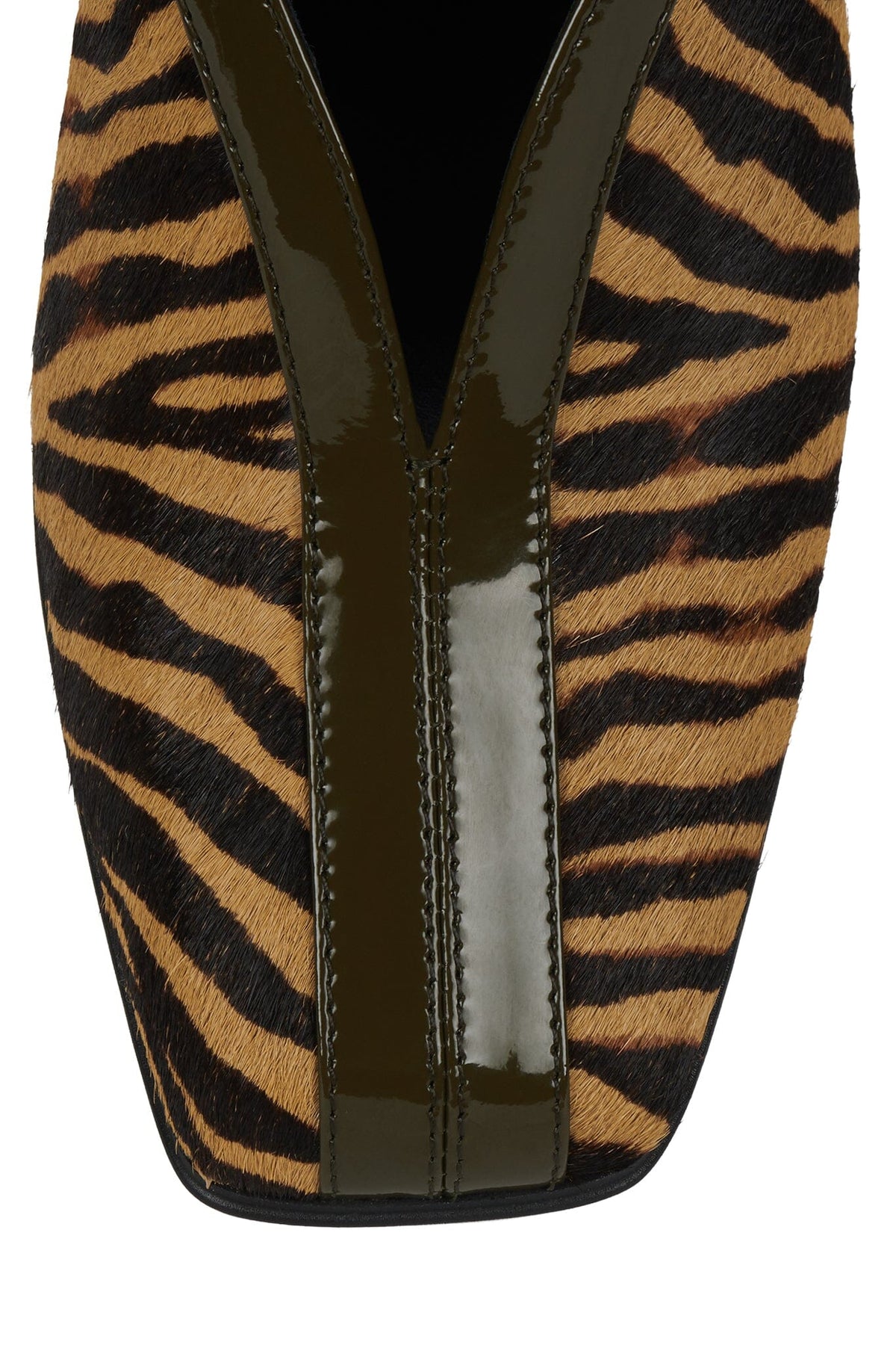 STRAITS-F Jeffrey Campbell Wedge Sandal Black Beige Zebra Combo