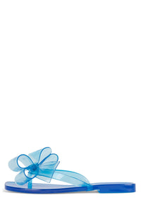 SUGARY Flat Sandal Jeffrey Campbell Blue 6 