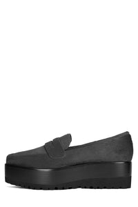 SUIT-YOU-F Jeffrey Campbell Platform Loafer Grey