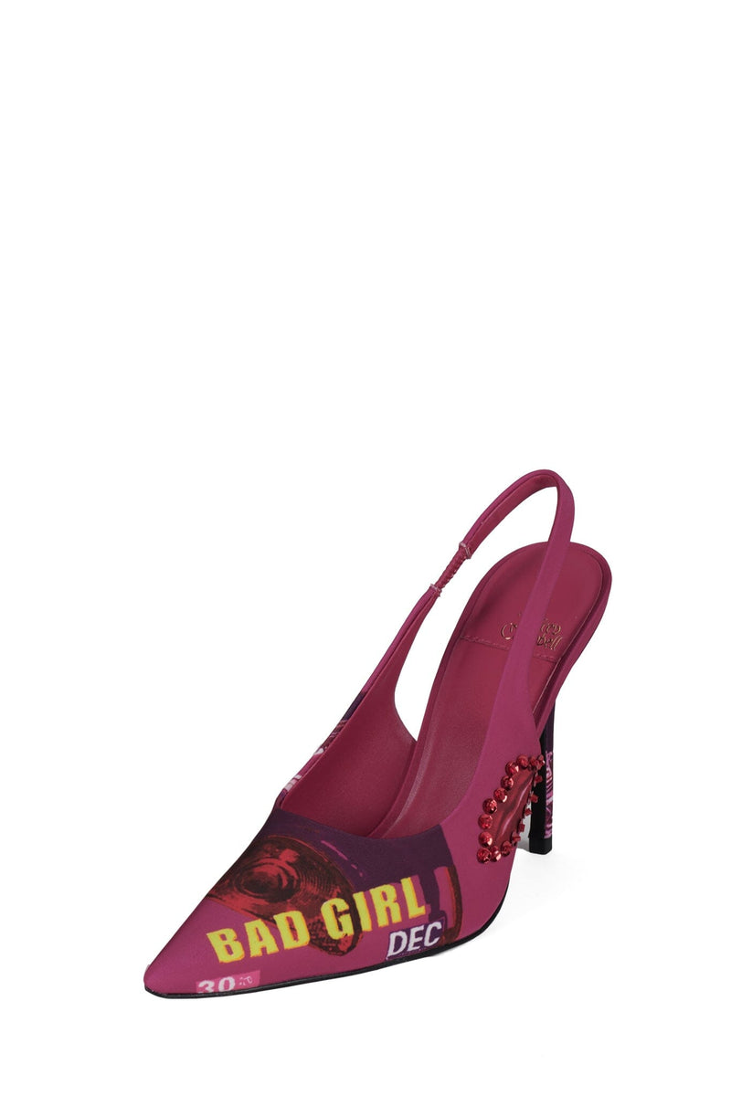 SURPASS Jeffrey Campbell Slingback Pumps Fuchsia Bad Girl Combo
_hover