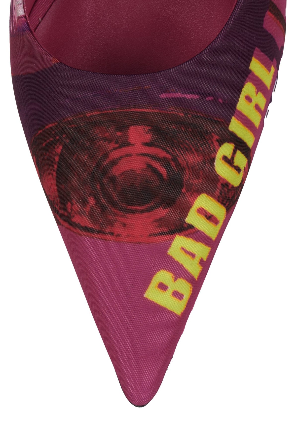 SURPASS Jeffrey Campbell Slingback Pumps Fuchsia Bad Girl Combo