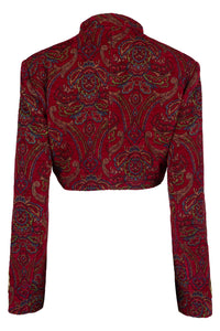 SURRENDER Jacket Red Tapestry _hover
