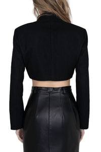 SURRENDER Jeffrey Campbell Jacket Black