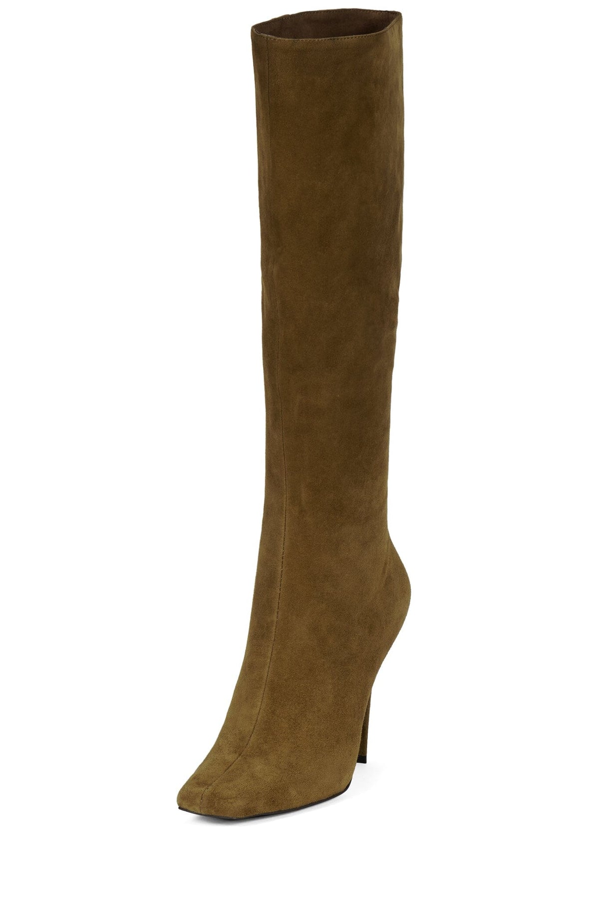 SUSANNA-K Heeled Boot Khaki Suede _hover