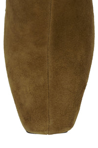 SUSANNA-K Heeled Boot Khaki Suede